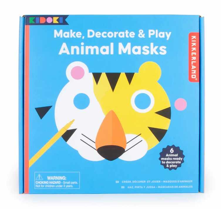 Kit decorativ - Make, Paint & Play - Animal Mask | Kikkerland