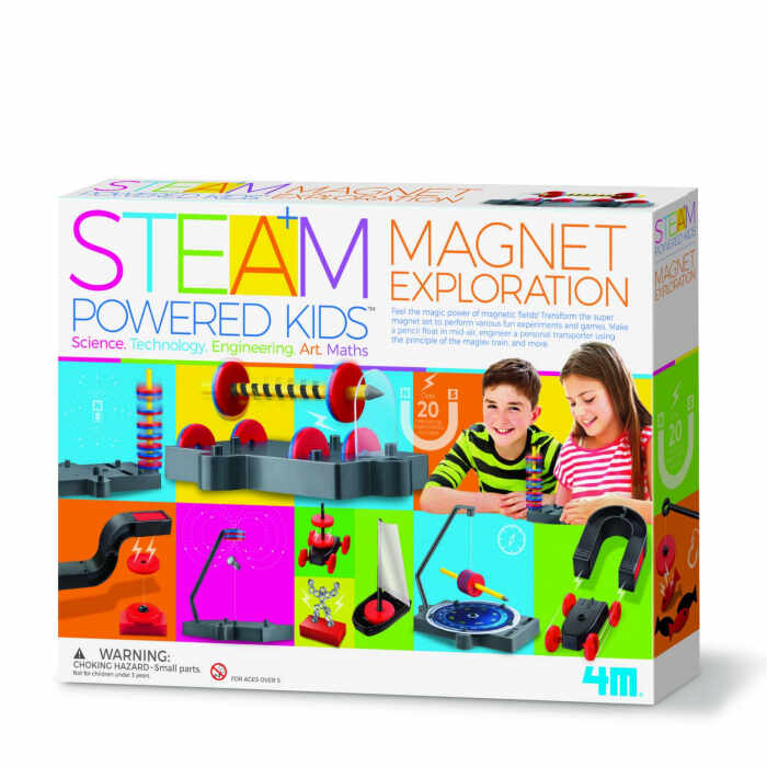 Kit stiintific - Explorarea Magnetica, STEAM Kids, 4M, +8 ani